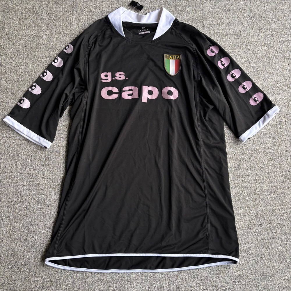 Capo Cycling Jersey Mens XL G.S. Capo Black Pink Italia Graphic Made in Italy